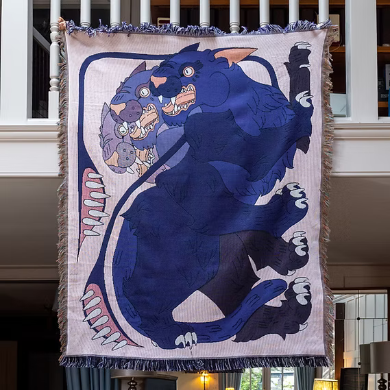 Displacer Beast Throw Blanket