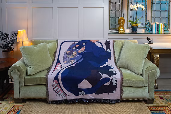 Displacer Beast Throw Blanket