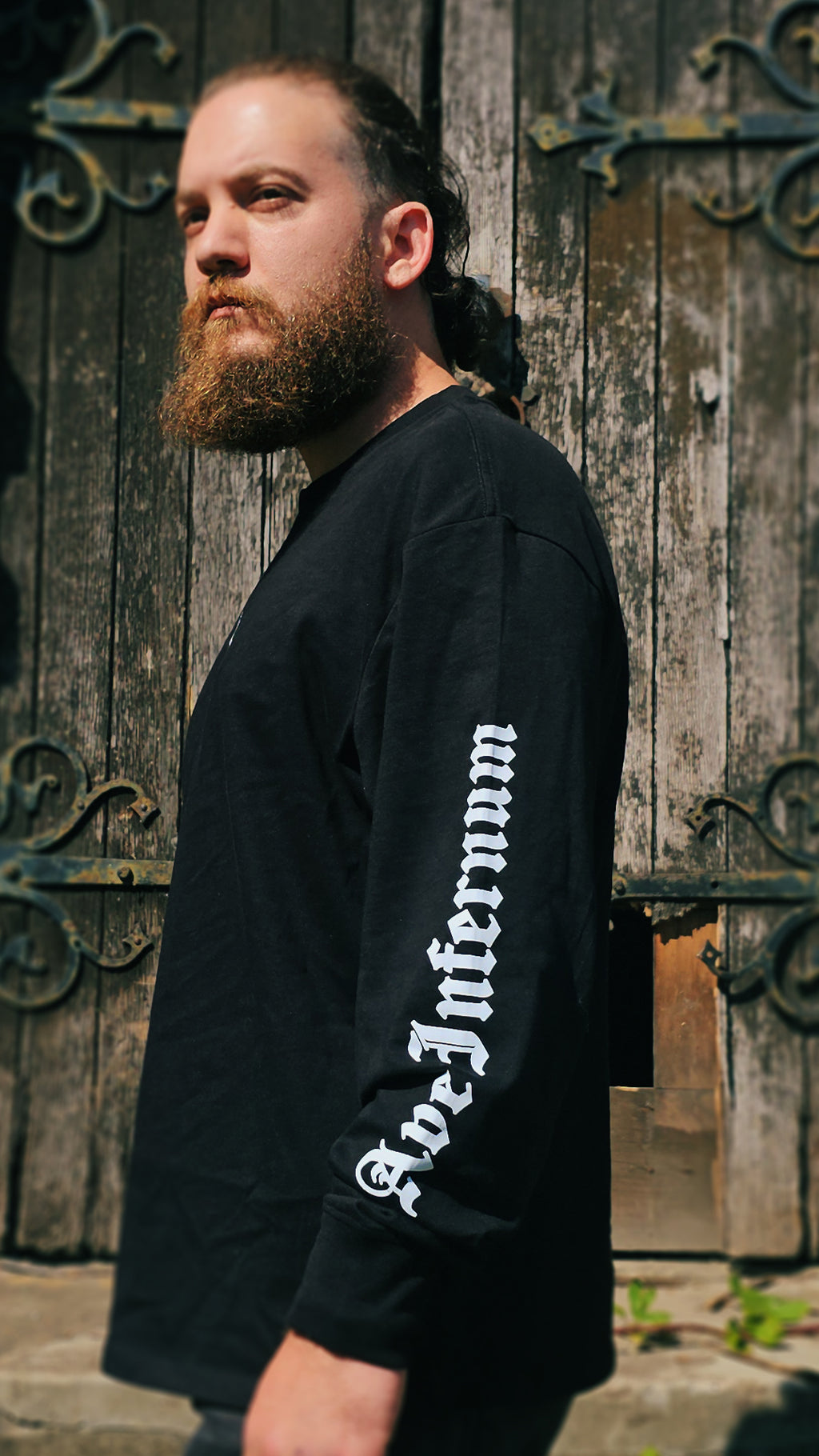 Long-Sleeved Tee: Ave Cardinal