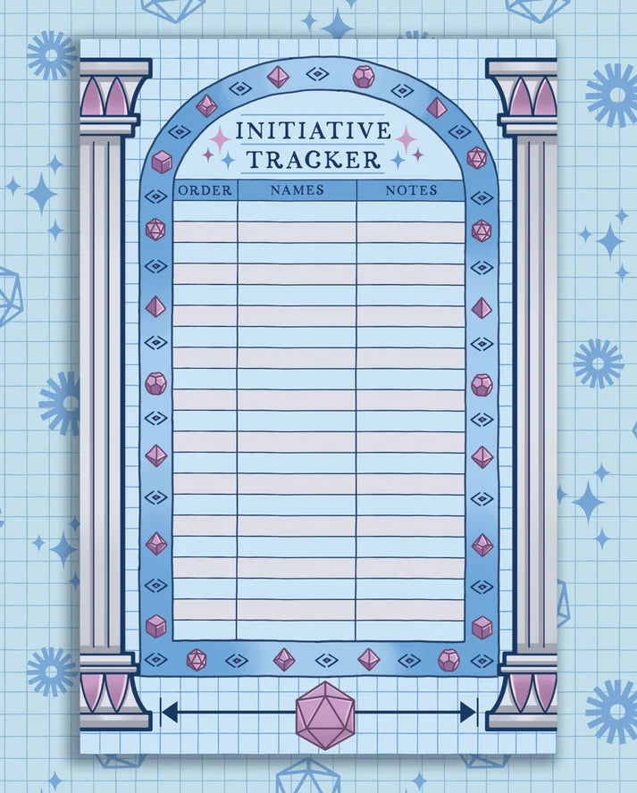 Initiative tracker pad