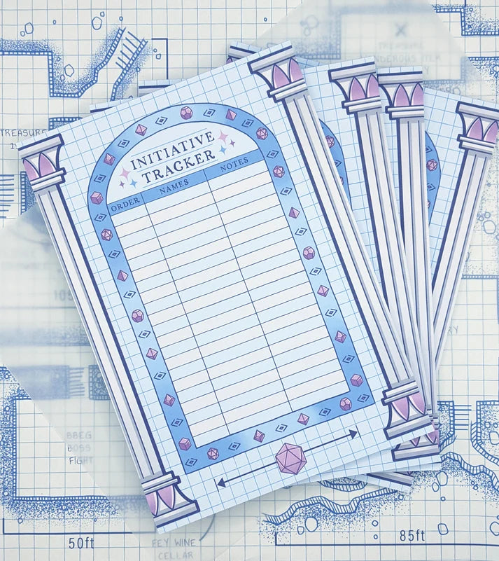 Initiative tracker pad
