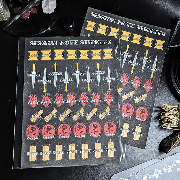 Session Note Stickers